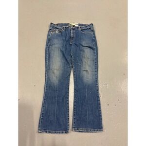 Levis 515 Bootcut Jeans Womens 14S Medium Wash Blue Denim Stretch